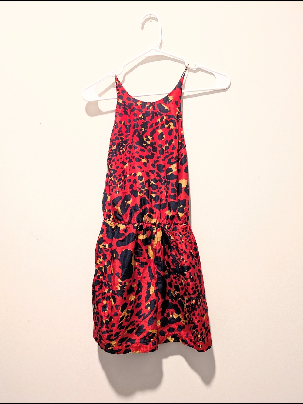 Zimmerman Silk Red Print Festival Summer Beach Romper